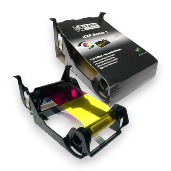 Picture of Zebra 800011-140 - ZXP1 YMCKO Colour Ribbon - 100 Cards